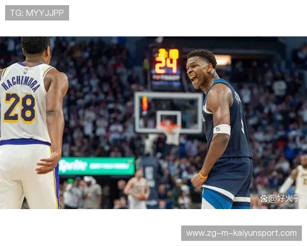 明尼苏达森林狼突破打开，安东尼爱德华兹暴扣